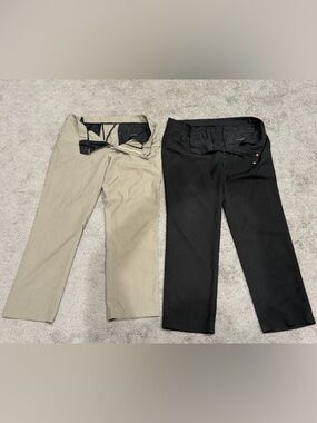 Men's Dress Pants - Black and Khaki